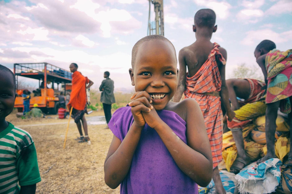 The well in Melele, Tanzania, has been build